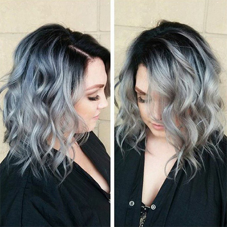 สีผม Ash Gray สีผม Ash Gray