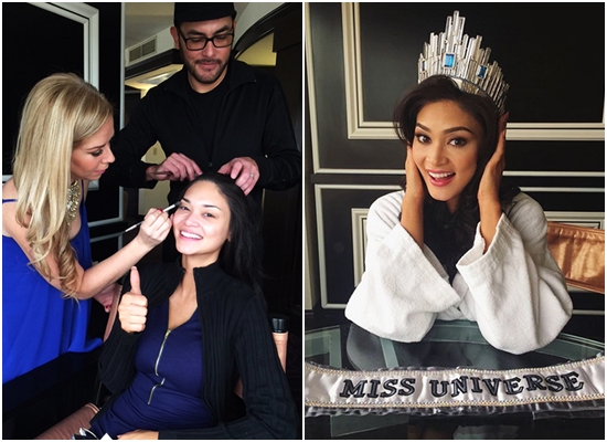 มิสยูนิเวิร์ส โชว์หน้าสด