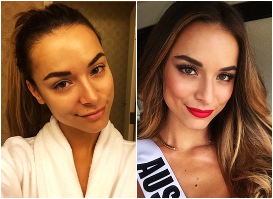 มิสยูนิเวิร์ส โชว์หน้าสด