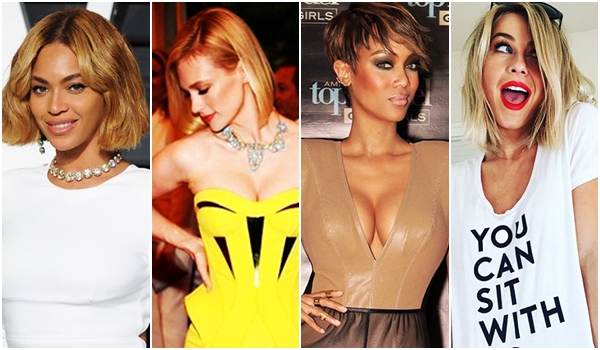 ทรงผมสั้นคนดัง