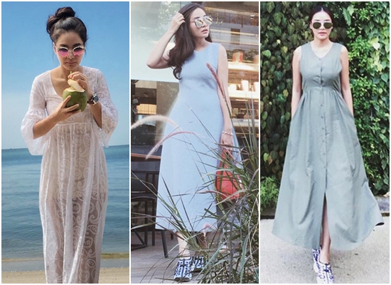 แฟชั่นชุดคลุมท้องดารา