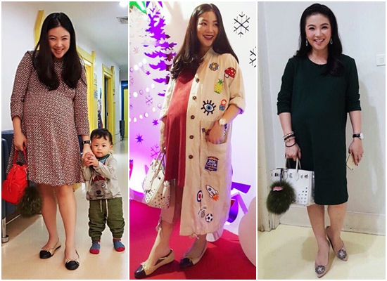 แฟชั่นชุดคลุมท้องดารา