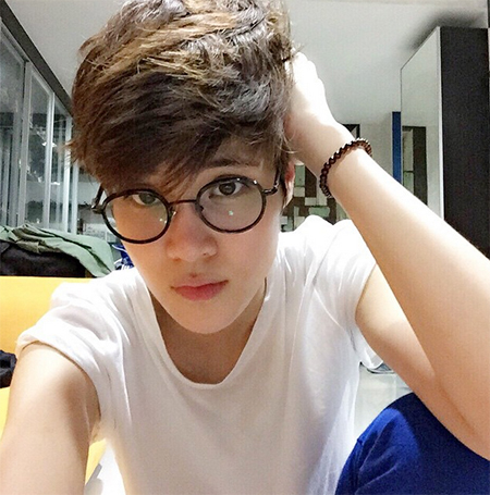 เจี๊ยบ ลลนา ผมยาว