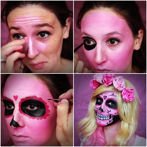 แต่งหน้าฮาโลวีนแบบแฟนซี