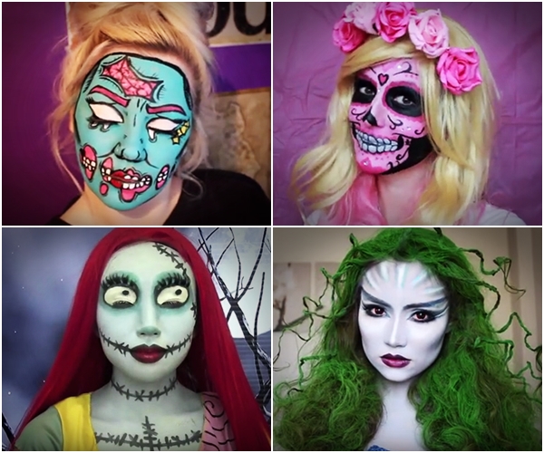 แต่งหน้าฮาโลวีนแบบแฟนซี