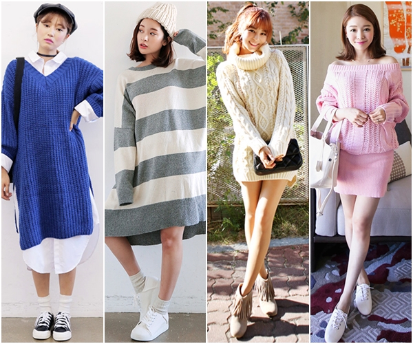 ชุดเดรสไหมพรม