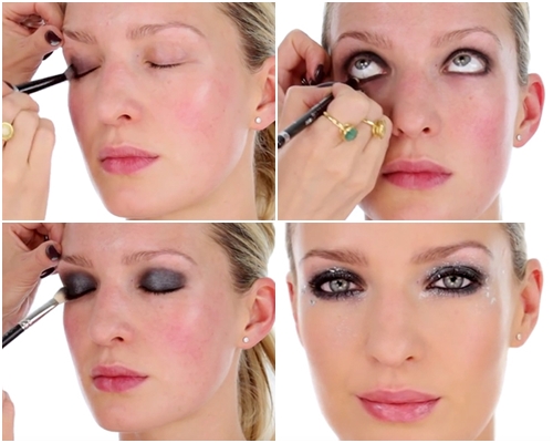 แต่งหน้าด้วยกลิตเตอร์