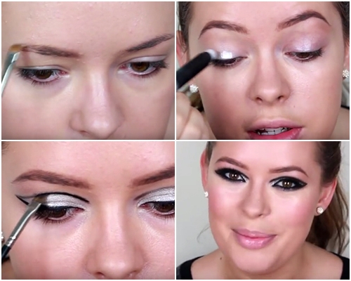 แต่งหน้าด้วยกลิตเตอร์