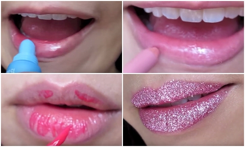 แต่งหน้าด้วยกลิตเตอร์