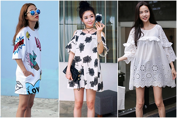 ชุดเดรสหลวมๆ