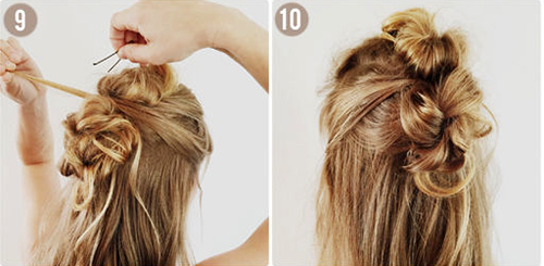 ทรงผมมวยครึ่งหัว