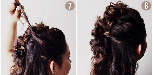 ทรงผมมวยครึ่งหัว