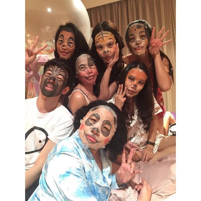 อั้ม พัชราภา ชวนปาร์ตี้มาสก์หน้า