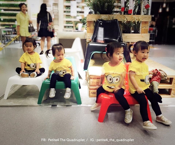 แฝด 4 น่ารัก