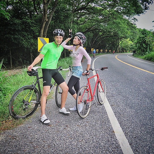 โดม เมทัล ปั่นจักรยาน