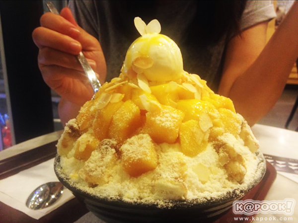 ร้านน้ำแข็งไสสไตล์เกาหลี