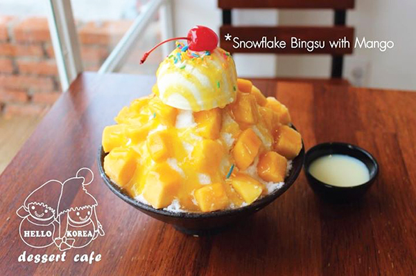 ร้านน้ำแข็งไสสไตล์เกาหลี
