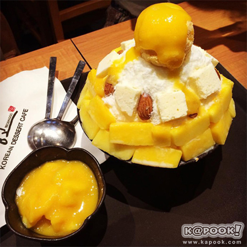 ร้านน้ำแข็งไสสไตล์เกาหลี
