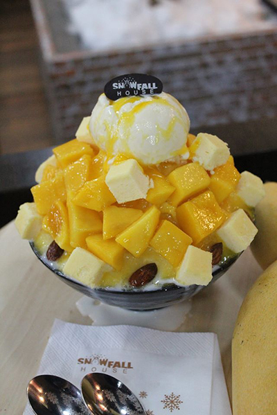 ร้านน้ำแข็งไสสไตล์เกาหลี