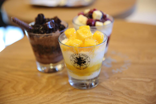 ร้านน้ำแข็งไสสไตล์เกาหลี