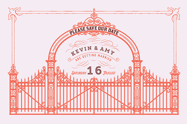 การ์ดแต่งงานลายเส้นเก๋ไก๋ รูปแบบไม่เหมือนใคร 