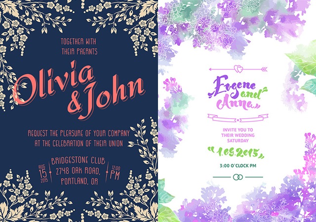 การ์ดแต่งงานลายเส้นเก๋ไก๋ รูปแบบไม่เหมือนใคร 