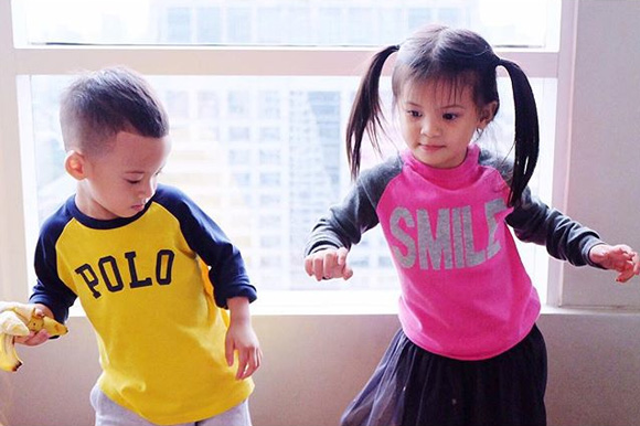 แฟชั่นเซตเท่ ๆ ของ น้องบีน่า บรู๊คลิน