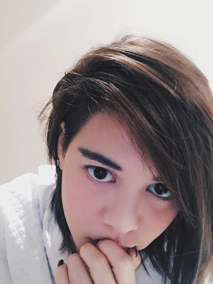 พิม พิมพ์มาดา ผมสั้น