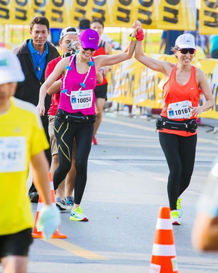 ปู ไปรยา วิ่งมาราธอน