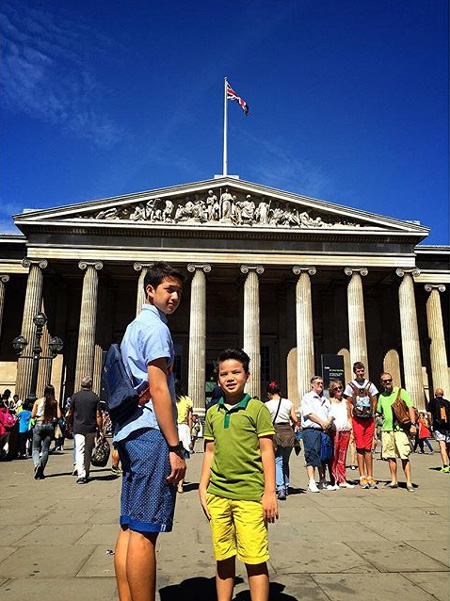 นุสบา บี น้องปุณณ์ น้องกันต์