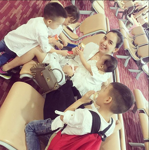 พลอย ชิดจันทร์, น้องชิโน่, น้องชิลี่, น้องชิตาร์, น้องชิลิน