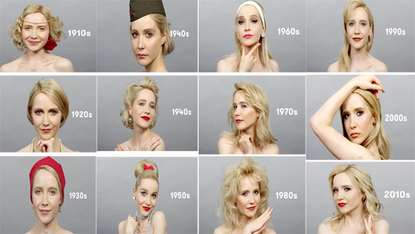 เทรนด์ความงามในรอบ 100 ปี