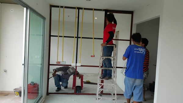 แต่งคอนโด 1 ห้องนอนสไตล์หัมหริ่ง ฉบับมนุษย์เงินเดือนงบน้อย 