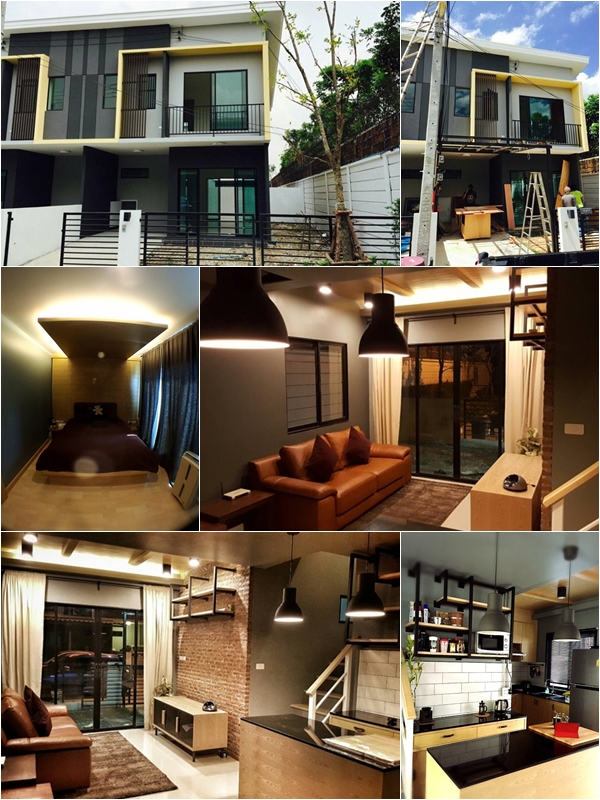 บ้านทาวน์โฮม 2 ชั้นสไตล์ลอฟท์ แต่งบ้านเท่ ๆ กลิ่นอายร้านกาแฟ  