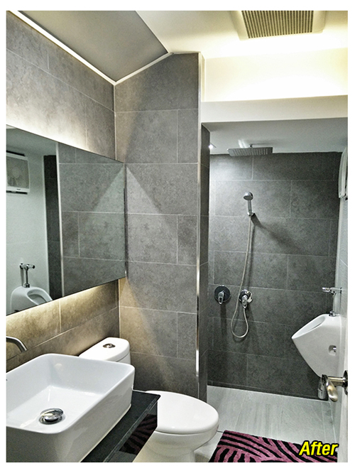 รีโนเวทห้องน้ำเก่า กลายเป็นห้องใหม่จนแทบจำไม่ได้ 