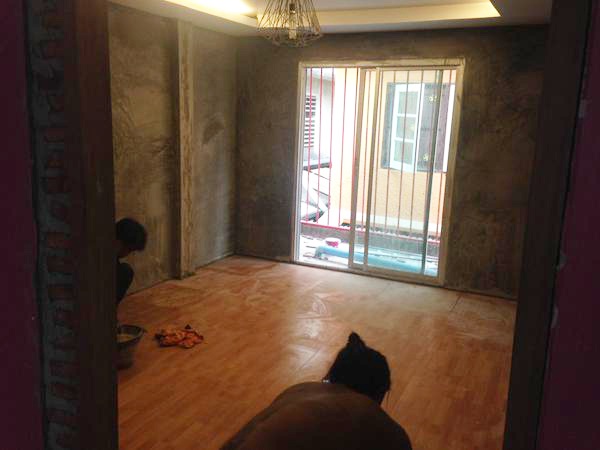 รีโนเวทห้องนอนสีฟ้าแสนเชย เป็นห้องใหม่สไตล์ลอฟท์ในฝัน