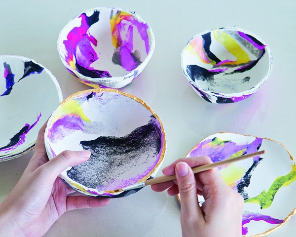 ปั้นดิน...เป็นชาม Marble Ring Bowls