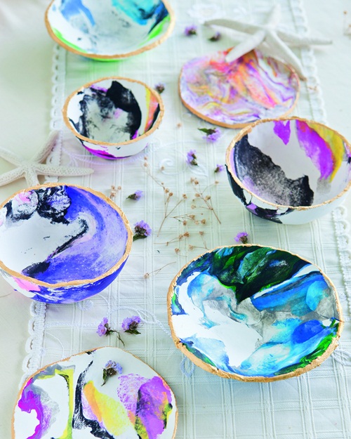 ปั้นดิน...เป็นชาม Marble Ring Bowls