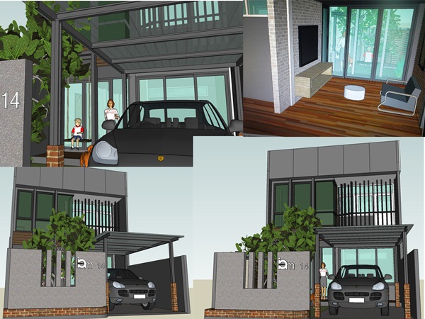 รีโนเวททาวน์เฮ้าส์มือ 3 ด้วยงบ 3 แสนบาท ได้ทั้งบ้านและโฮมออฟฟิศในตัว