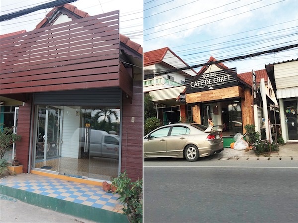 รีโนเวทห้องเปล่าเป็นร้านกาแฟ