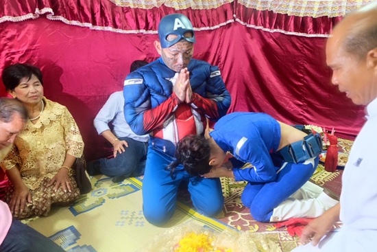 งานแต่ง เก่ง ลายพราง