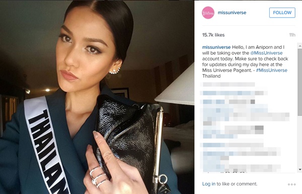 อินสตราแกม MissUniverse