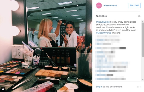 อินสตราแกม MissUniverse