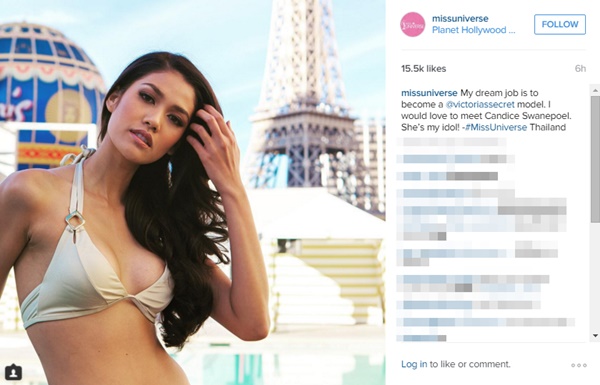 อินสตราแกม MissUniverse