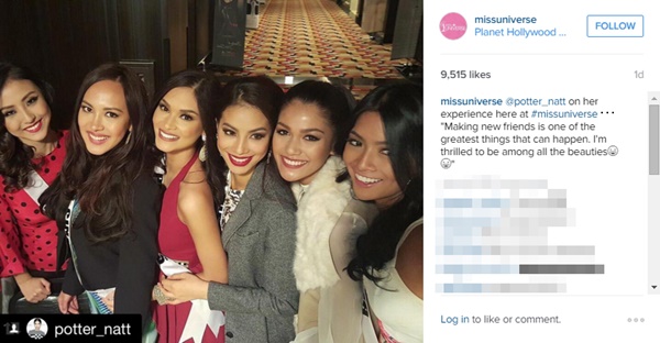 อินสตราแกม MissUniverse