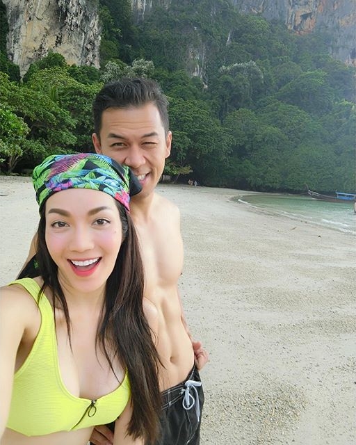 อ๋อม สกาวใจ ชุดว่ายน้ำ