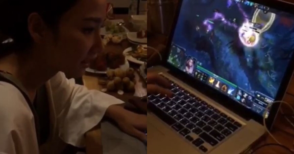 อั้ม พัชราภาเล่น DOTA 2