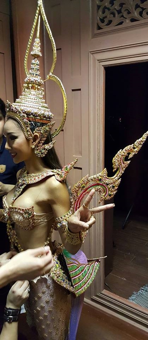 งามสะกดตา.. จันทกินรี ชุดประจำชาติของ ปอไหม รัตติกร ประกวด Miss Grand 2015