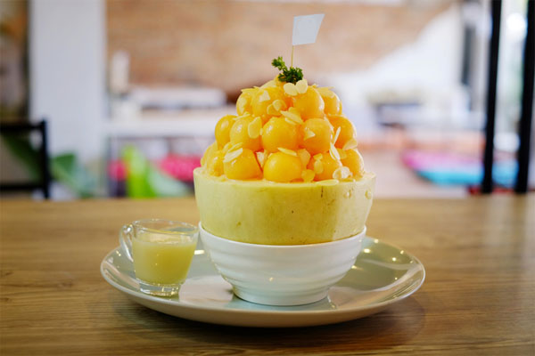 ร้านน้ำแข็งไสสไตล์เกาหลี