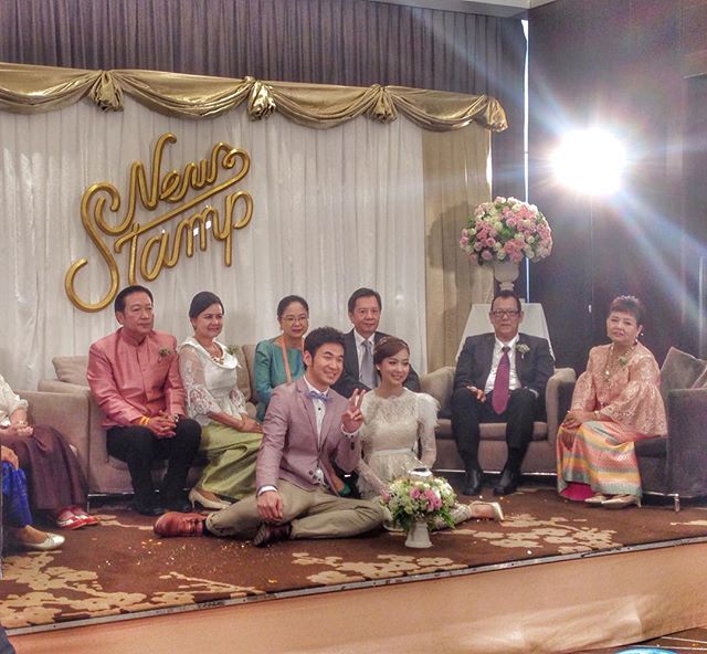 งานแต่ง แสตมป์ อภิวัชร์